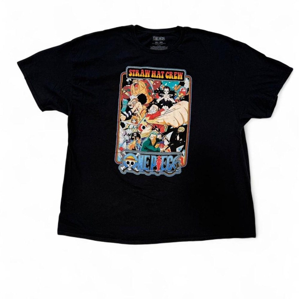 One Piece Straw Hat Crew 100% Cotton T-Shirt